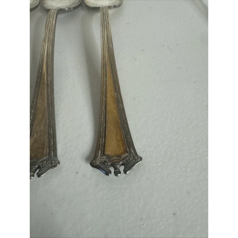 1847 Rogers Bros CONTINENTAL International Silver Plate Flatware Salad Forks-4